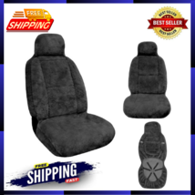 Sheepskin Seat Cover New XL Design Premium Pelt - Gray - £101.54 GBP