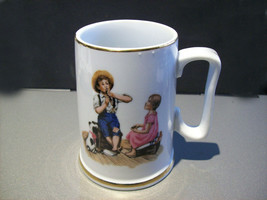 Norman Rockwell Coffee Mug Music Master Porcelain Tankard - £15.84 GBP