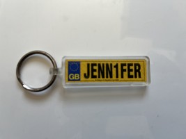 JENNIFER (NAME) CAR NUMBER PLATE KEY RING (UK) - $2.64
