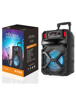 Reiko 8&quot; Speaker with A charger line and wired mic, With remote (LT-819) - $2,580.70 MXN