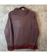 Under Armour Sweater Womens Large Purple Coldgear Fleece Hoodie Pockets ... - £9.23 GBP