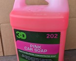 3D Pink Car Wash Soap (1 Gallon) - pH Balanced, Easy Rinse, Scratch Free - £16.03 GBP