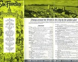 Dining Around the World in San Francisco California Brochure 1961 - $24.72