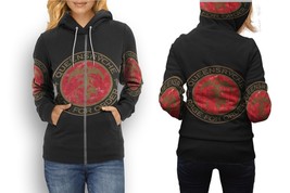 Queensryche Rage For Order   Womens Graphic Zipper Hooded Hoodie - £27.87 GBP+