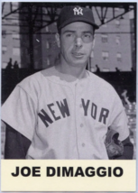 1988 Baseball Card Kingdom Joe DiMaggio Promo Card #19 - £3.66 GBP