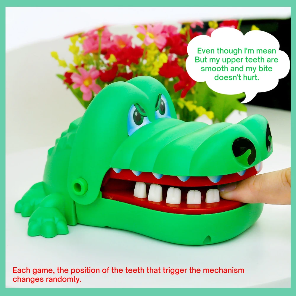 Sporting Crocodile Teeth Finger Biting Toy Game Shark Biting Finger Party Games  - £23.84 GBP