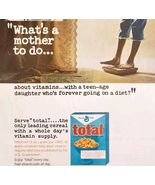 1965 General Mills Total Cereal Advertisement Breakfast Foods Health DWII15 - $553.22 MXN