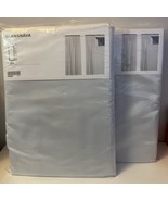 IKEA Glansnava Darkening Curtain Liner Shades Gray 2 Packs 56 x 114 NEW - £88.14 GBP