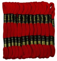 Anchor Threads Cross-Stitch Embroidery Floss Stranded Cotton Craft Sewing Red - £9.51 GBP