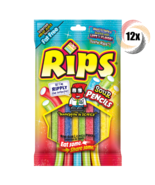 12x Bag Rips Sour Pencils Assorted Bite Size Licorice Piece Fat Free Can... - $37.28