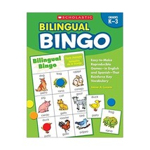 Bilingual Bingo: Grades K-3: Easy-to-make Reproducible Games in English and Span - $14.00