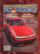 Rare Vw Porsche Magazine October 1983 Turbo Gti Screamer Dp 935 - £11.48 GBP