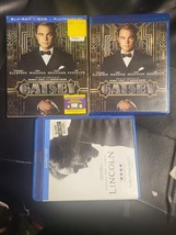 Lot Of 2 :The Great Gatsby [+Slipcover] + Lincoln[ No Dvd] BLU-RAY - £7.77 GBP