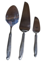 Reed &amp; Barton Mirrorstele Sterling Silver Handle Cake &amp; Pie Server Lot of 3 - $74.20
