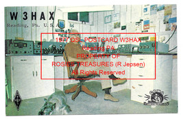 1977 Vintage Real Photo Postcard of Antique Radio Equip QCWA Member QSL ... - £97.41 GBP