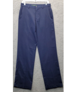 IZOD Golf Pants Women&#39;s 29x32 Blue Slim Fit Slash Pockets Lightweight Fl... - $23.09