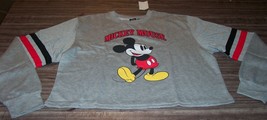 WOMEN&#39;S TEEN Walt Disney MICKEY MOUSE Crew Sweatshirt 2XL XXL NEW w/ TAG - £23.65 GBP