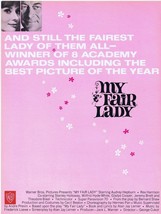 My Fair Lady 1965 ORIGINAL Vintage 9x12 Industry Ad Audrey Hepburn Rex H... - £31.53 GBP