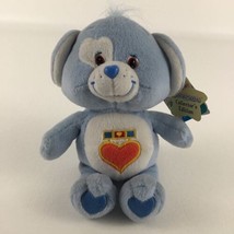 Care Bears Cousins Loyal Heart Dog 8&quot; Plush Bean Stuffed Toy Vintage 200... - $49.45