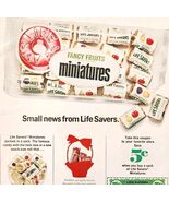 1966 Life Savers Miniatures Fancy Fruit Flavors Coupon Advertisement Can... - $545.74 MXN