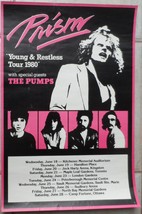 Prism Canadian Tour Poster Original 1980 With The Pumps Flyer &amp; Dates 23... - £98.32 GBP