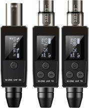 Ebj Wireless Microphone System Uhf Wireless Xlr Transmitter And, One Dra... - $85.86