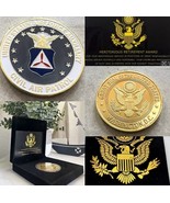 U S AIR FORCE AUXILIARY CIVIL AIR PATROL Coin With Retirement Award - $34.64