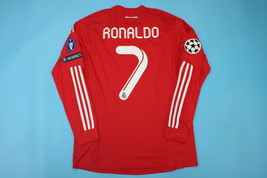 real madrid jersey 2011 2012 shirt cristiano ronaldo champions red long sleeve - £59.95 GBP