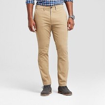 Men&#39;S Every Wear Athletic Fit Chino Pants - Khaki 34X34 - $22.99