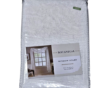 Botanical Window Scarf 52x216in White Machine Wash Polyester - £20.74 GBP