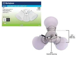 Westinghouse 77847 Cluster Ceiling Fan Light Kit Natural White - £26.30 GBP