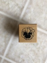 Psx A-975 Pansy Flowers Single Bloom Rubber Stamp - £9.39 GBP