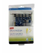 New Staples USB 2.0 5-Port PCI Card ( 18815 ) - $162.10 MXN