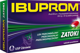 Ibuprom sinus 12 tablets - $23.99
