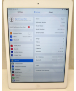 Apple iPad Air 1st  Generation (A1474) - 64GB - WiFi  in White/Silver - $51.29