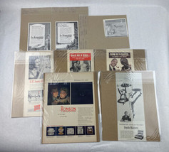 Lot of 8 Cigarettes and Accessories Vintage Collectible Ads Spinet Kanopus Bond - £29.24 GBP