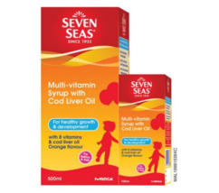 SEVEN Seas' Multivitamin Syrup 500ml + 100ml Expedite Shipping - $69.90