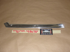 Oem 61 Chevy Impala 4 Dr Left Driver Side Rear C Pillar Interior Trim Headliner - £54.57 GBP