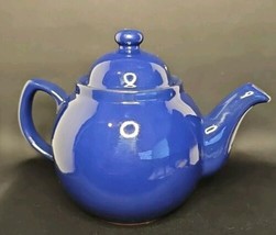 Cobalt Blue Betty Teapot 36oz Handmade in Made in England - Adderley Cer... - $49.49