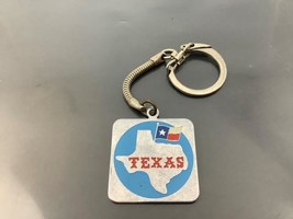 Vintage Souvenir Keyring Texas Usa Keychain State Flag Ancien Porte-Clés Drapeau - £8.09 GBP