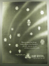1953 Harry Winston Jewelry Ad - Make your selection - $18.49