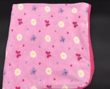 Baby Blanket Butterfly Flower Single Layer Pink Daisy - $27.99