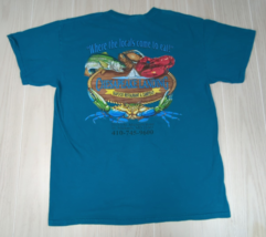 Chesapeake Landing Seafood Restaurant MD st. Michaels t-shirt L Large te... - $12.86