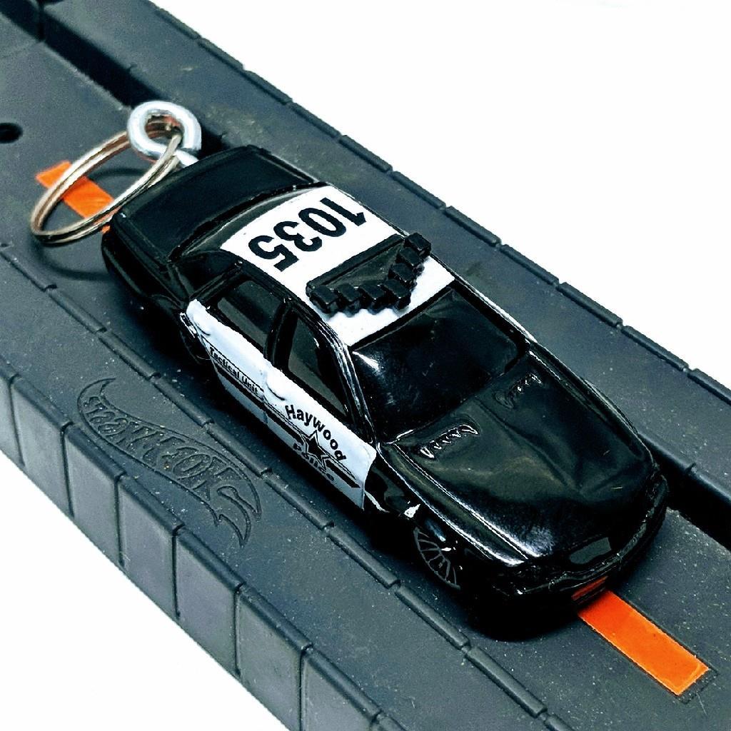 Maisto Fresh Metal Black White Haywood Police Tactical Unit Diecast Keyc... - $10.77