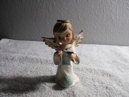 Vintage 1950s CHRISTMAS Ceramic ANGEL GIRL Napco Japan 4.5&#39;&#39; - £31.86 GBP