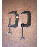 Vintage Lot of( 2) Semi-Steel  C Clamps 2&quot; Opening - $11.00