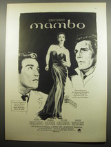 1955 Mambo Movie Ad - Robert Rossen&#39;s Mambo - £14.55 GBP