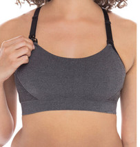 Secret Treasures Women&#39;s Maternity Seamless Sport Bra gray size Large L - £9.69 GBP