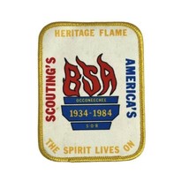 Vtg 1984 Occoneecee Boy Scouts BSA Patch SOR Heritage Flame The Spirit L... - $13.00 CAD