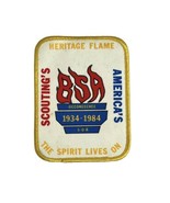 Vtg 1984 Occoneecee Boy Scouts BSA Patch SOR Heritage Flame The Spirit L... - €8,10 EUR
